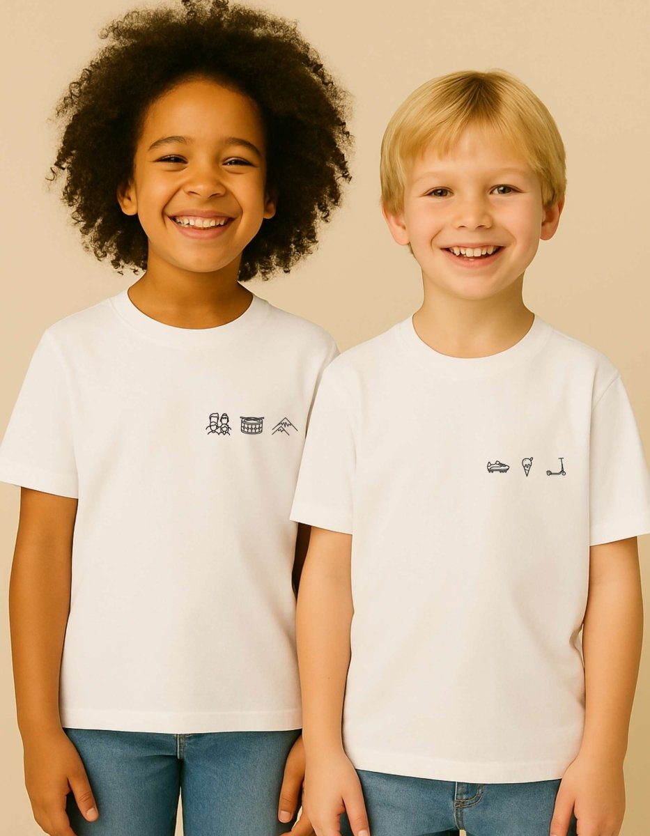 Personalisiertes Premium T-Shirt aus Bio - Baumwolle - Kinder - Studio Sonntag