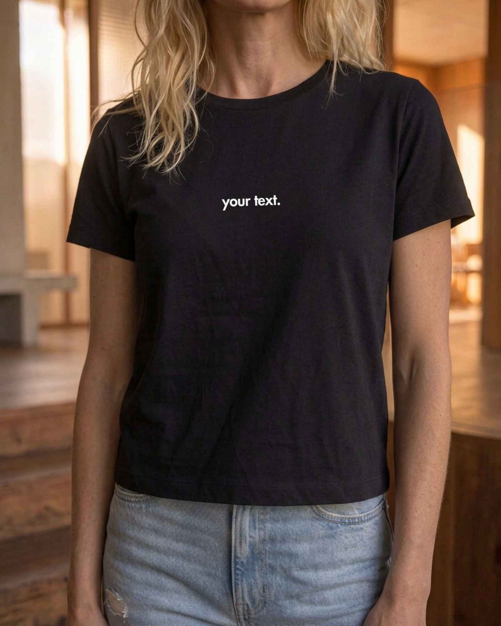Personalized Premium T-Shirt Made from Organic Cotton - Women