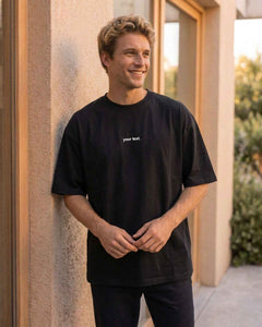 Personalisiertes Premium T-Shirt aus Bio-Baumwolle – Oversized