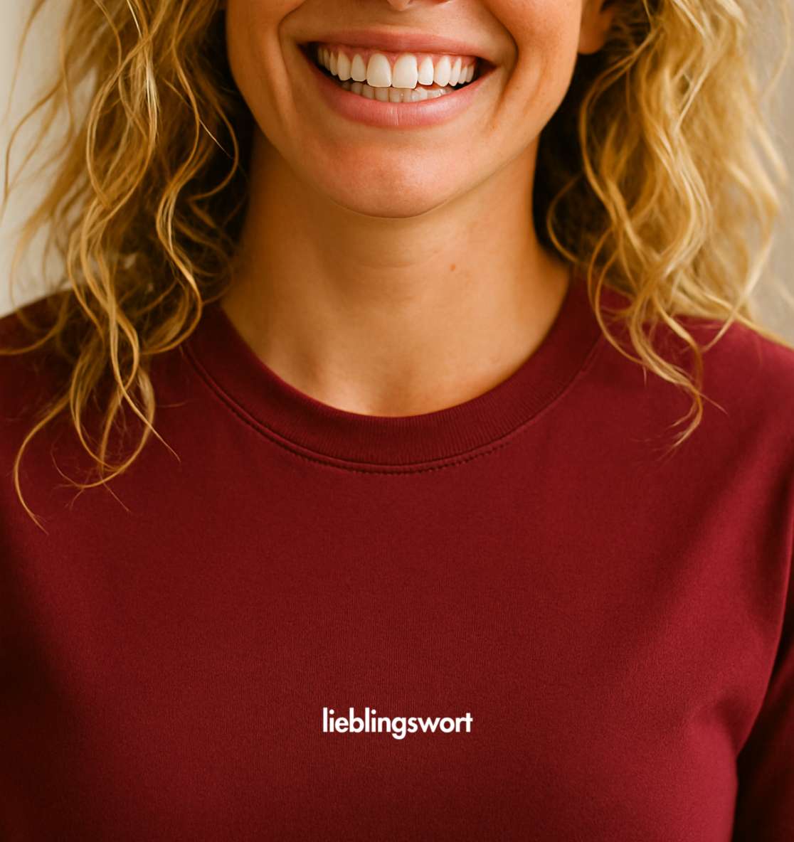 Personalisiertes Premium T-Shirt aus Bio-Baumwolle (Unisex) | Text