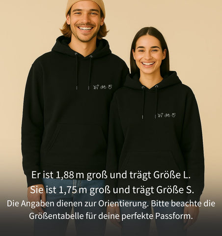 Personalisierter Premium Hoodie aus Bio-Baumwolle (Unisex) | 1 Motiv - Bild 5