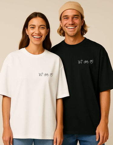 Personalisiertes Premium T-Shirt aus Bio-Baumwolle – Oversized - Bild 2