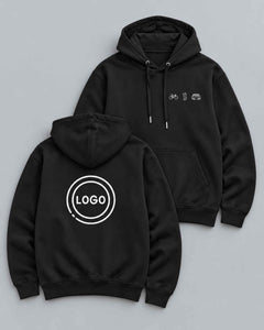 Hoodie mit eigenem Rückenlogo