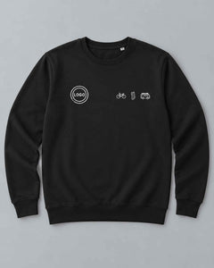 Sweatshirt mit eigenem Sweatshirt mit eigenem Brustlogo