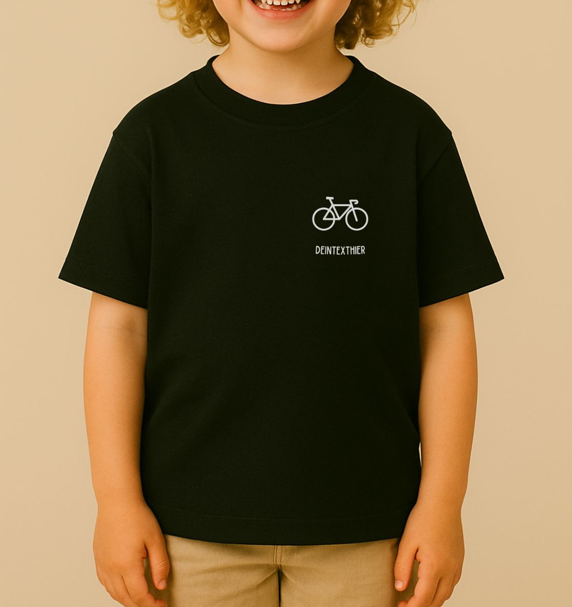 Personalisiertes Premium T-Shirt für Kinder aus Bio-Baumwolle | 1 Motiv