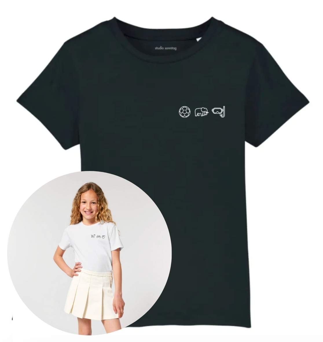 Personaliertes Premium T-Shirt für Kinder aus Bio-Baumwolle