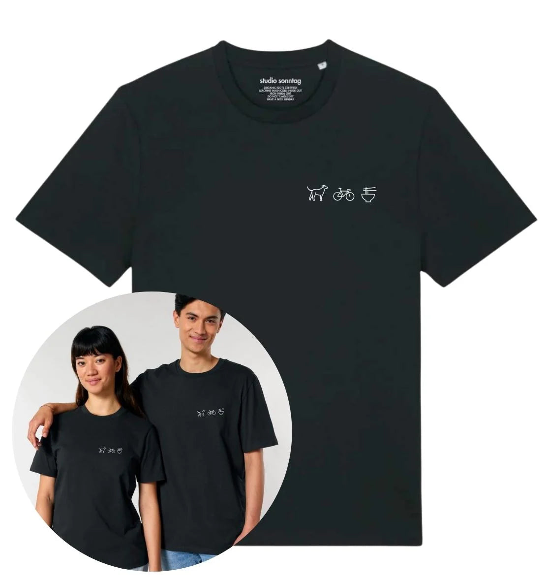 Personaliertes Premium T-Shirt aus Bio-Baumwolle (Unisex)