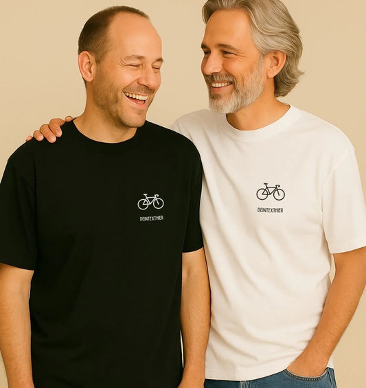 Personalisiertes Premium T-Shirt aus Bio-Baumwolle (Unisex) | 1 Motiv