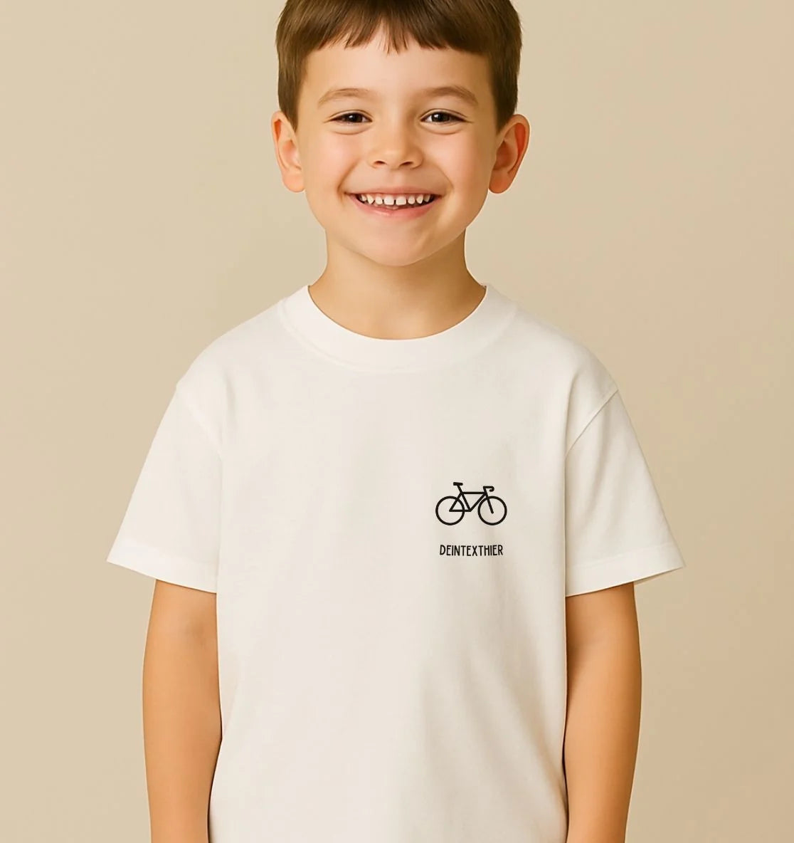 Personalisiertes Premium T-Shirt für Kinder aus Bio-Baumwolle | 1 Motiv