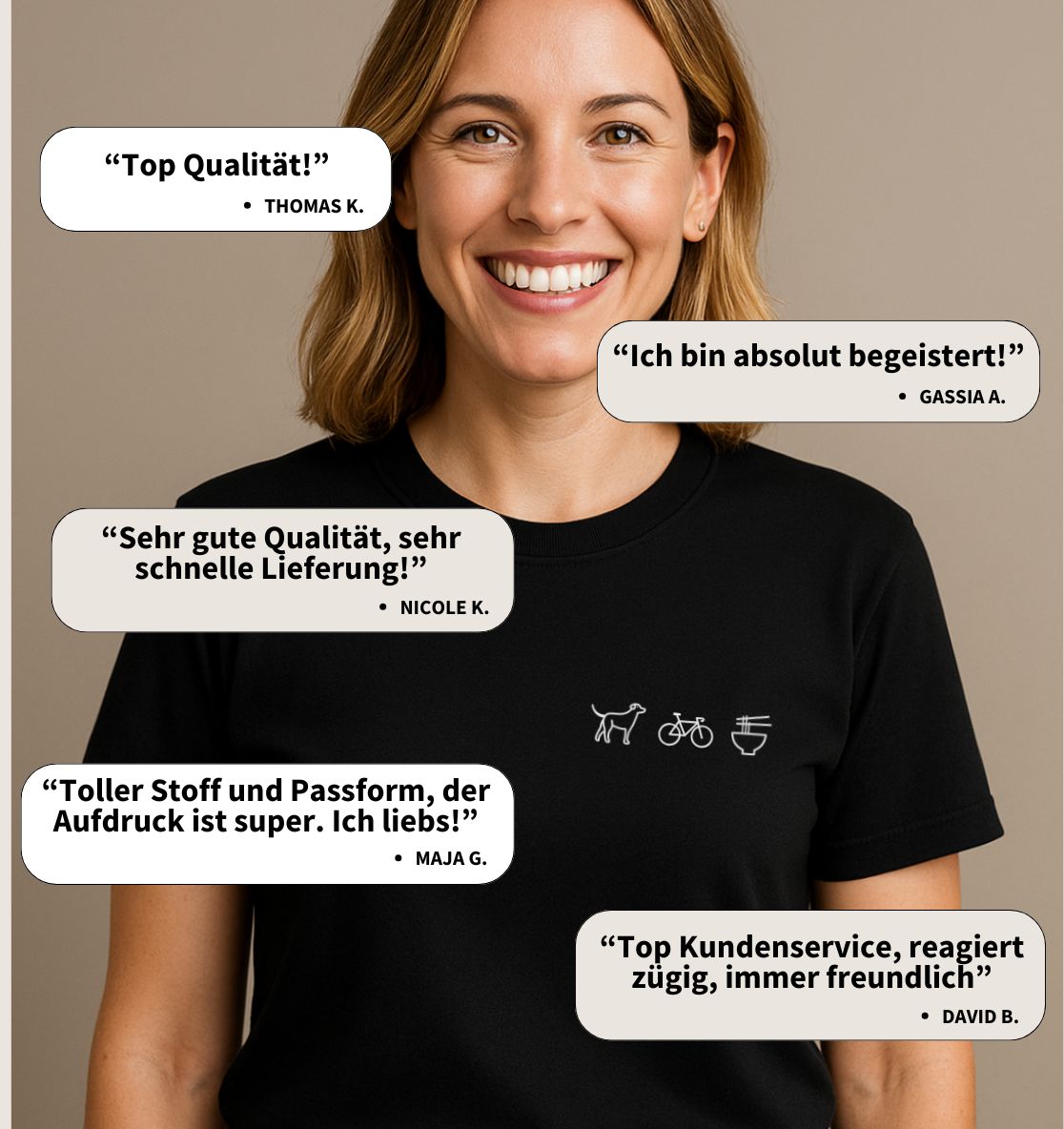 Personalisiertes Premium T-Shirt für Kinder aus Bio-Baumwolle | Text