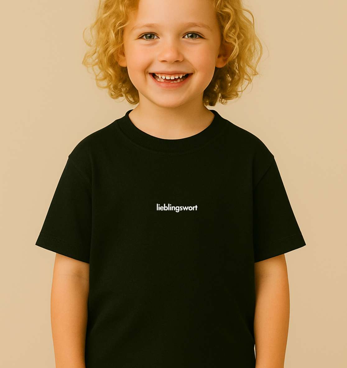 Personaliertes Premium T-Shirt für Kinder aus Bio-Baumwolle | Text