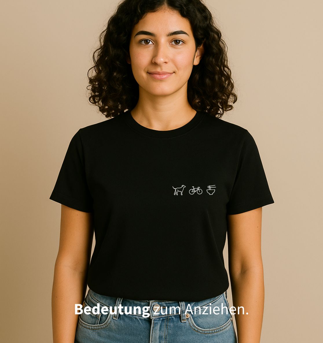 Personaliertes Premium T-Shirt für Frauen aus Bio-Baumwolle | 3 Motive