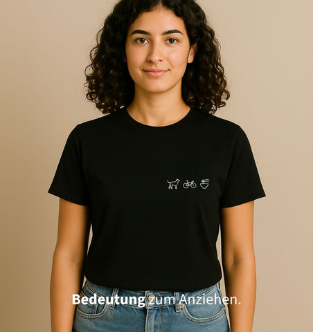 Personaliertes Premium T-Shirt für Frauen aus Bio-Baumwolle | 3 Motive - Bild 2