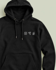 Hoodie · Vælg 3 motiver – Studio Sonntag