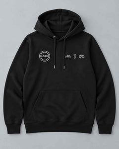 Hoodie mit eigenem Brustlogo - Studio Sonntag