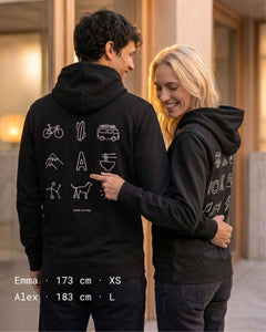 Personalisierter Premium Hoodie aus Bio-Baumwolle - Studio Sonntag