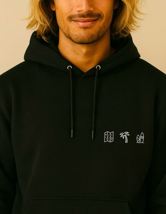 Personalisierter Premium Hoodie aus Bio - Baumwolle - Studio Sonntag