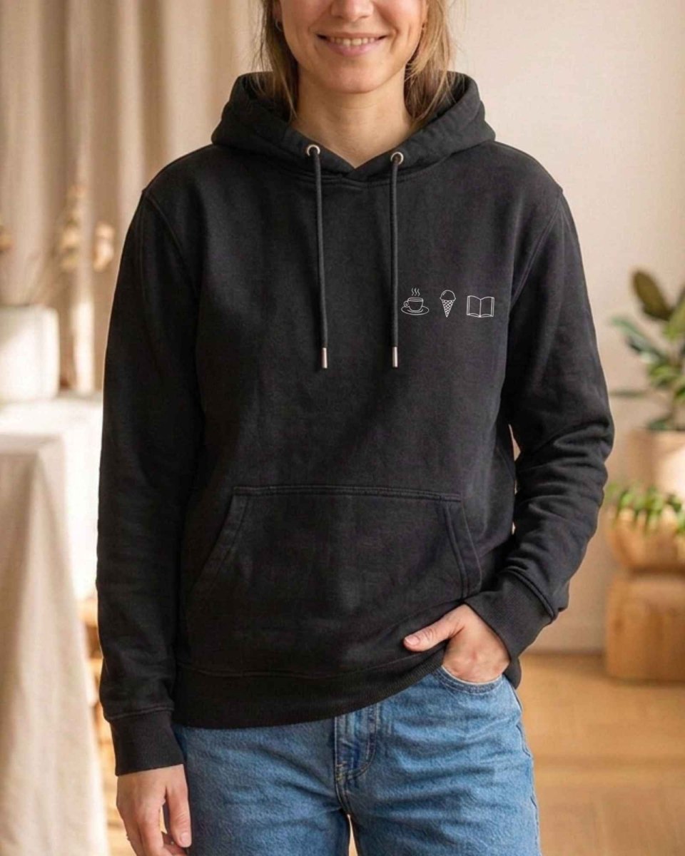 Personalized Premium Hoodie with Your Own Back Logo – Unisex - Studio Sonntag