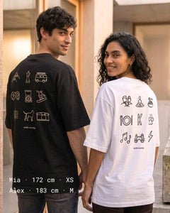 Personalisiertes Premium Oversized T-Shirt aus Bio-Baumwolle - Studio Sonntag