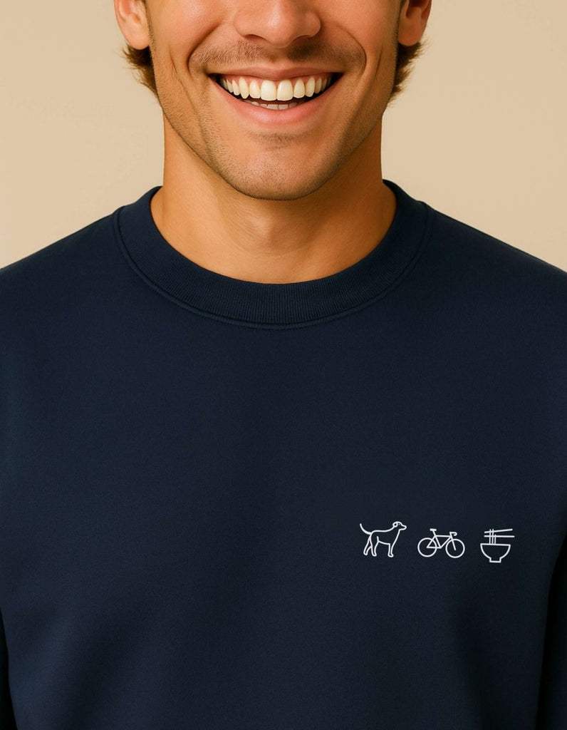 Personalisiertes Premium Sweatshirt aus Bio - Baumwolle - Studio Sonntag