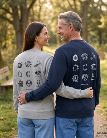 Personalisiertes Premium Sweatshirt aus Bio-Baumwolle - Bild 2