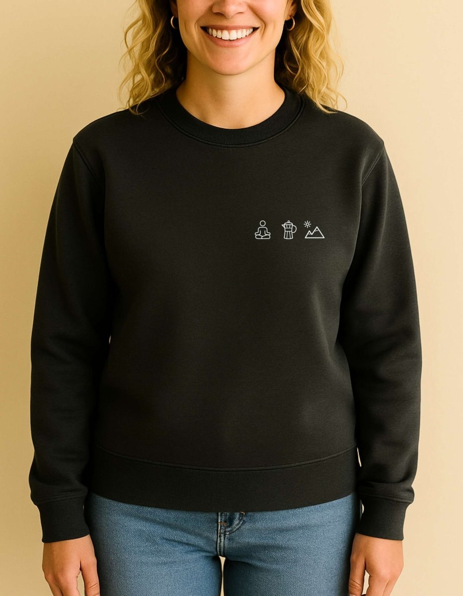 Personalisiertes Premium Sweatshirt aus Bio - Baumwolle - Studio Sonntag