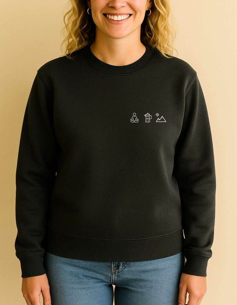Personalisiertes Premium Sweatshirt aus Bio - Baumwolle - Studio Sonntag