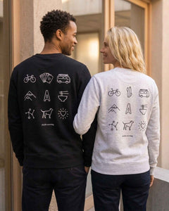 Personalisiertes Premium Sweatshirt aus Bio-Baumwolle - Studio Sonntag