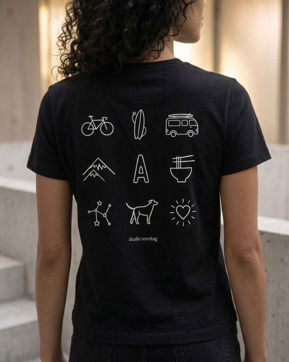 Gepersonaliseerd premium T-shirt van biologisch katoen - Dames - Studio Sonntag
