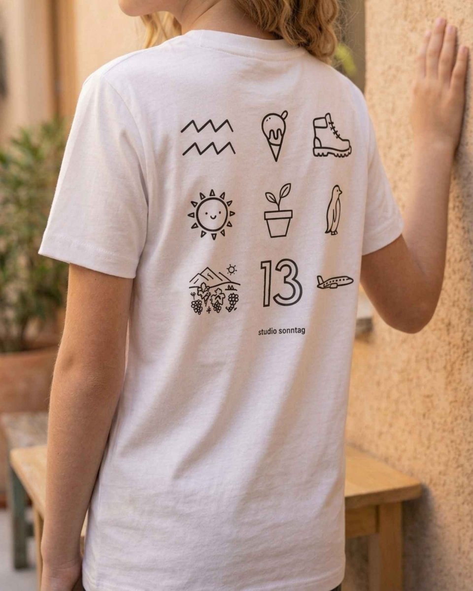 T-shirt haut de gamme personnalisé en coton bio – Enfants – Studio Sonntag