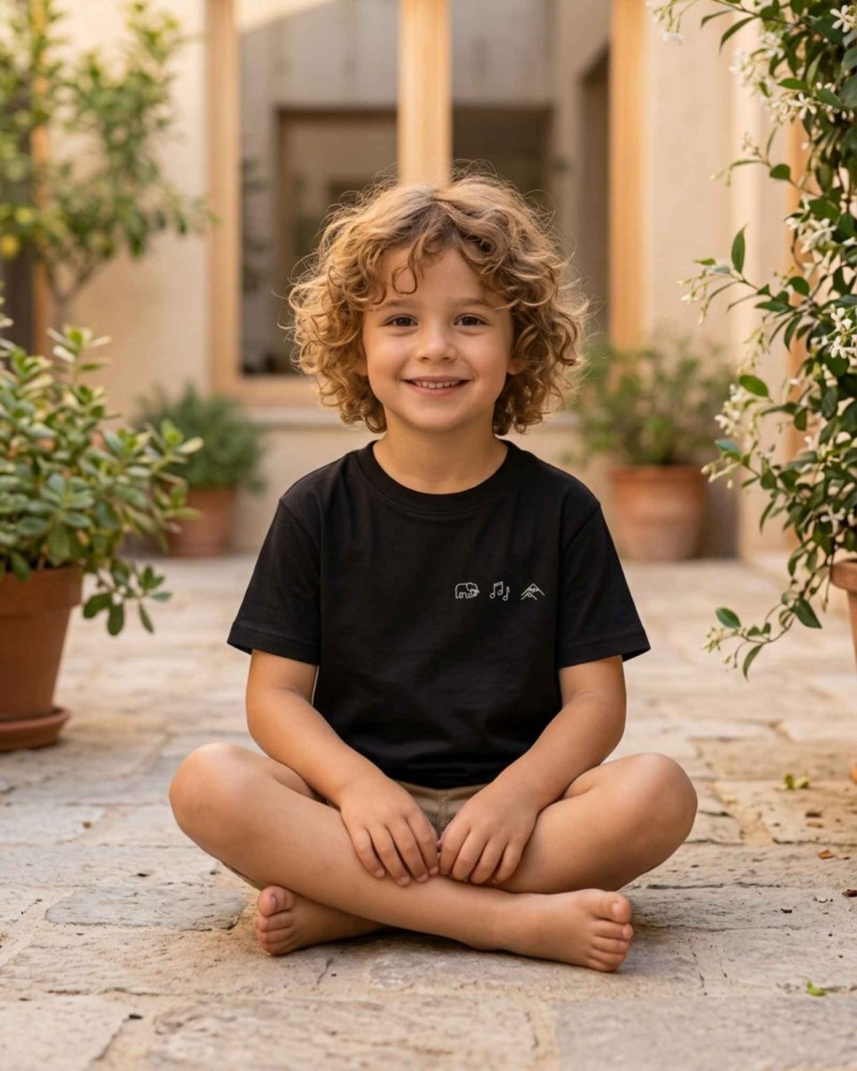 Gepersonaliseerd premium T-shirt van biologisch katoen - Kinderen - Studio Sonntag