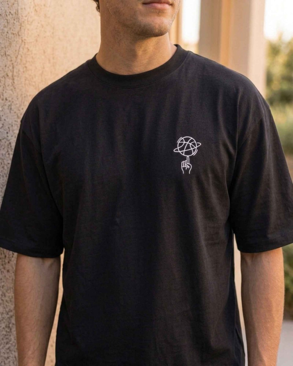 Gepersonaliseerd premium T-shirt van biologisch katoen – oversized - Studio Sonntag