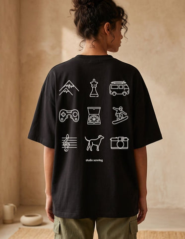 Personalisiertes Premium T-Shirt aus Bio-Baumwolle – Oversized - Bild 2