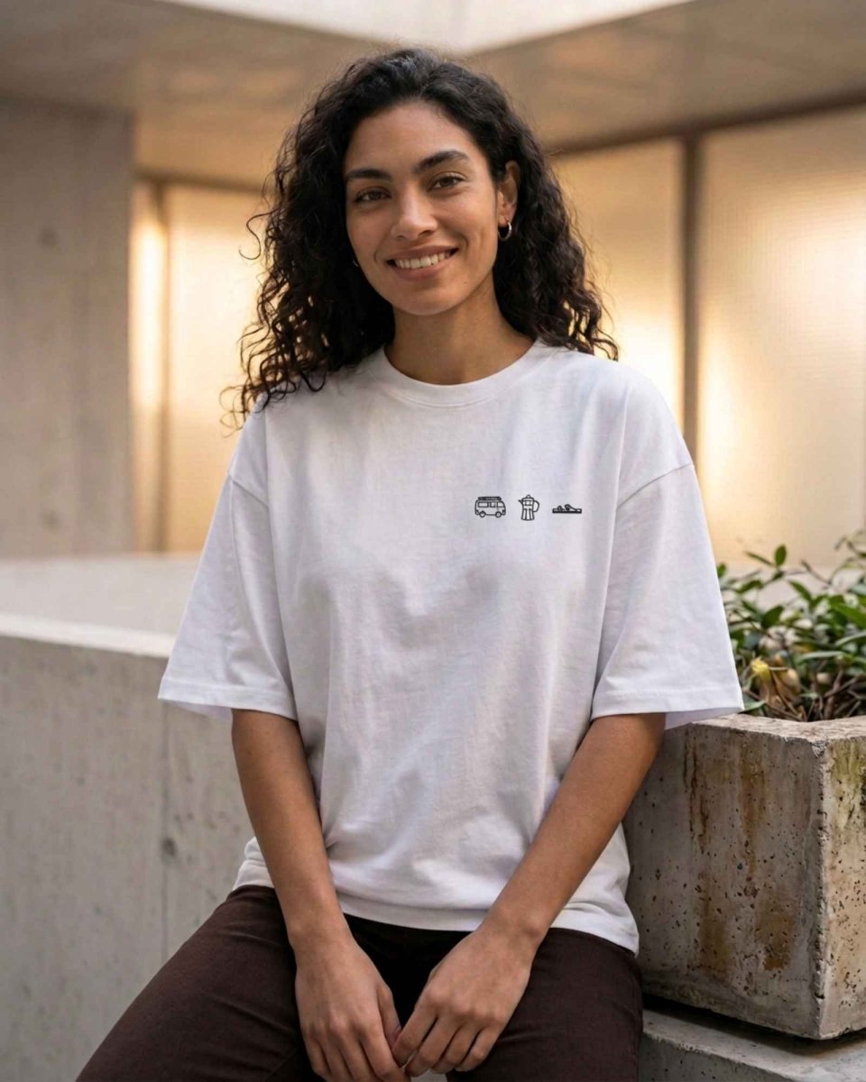 T-shirt premium personnalisé en coton bio – coupe oversize - Studio Sonntag