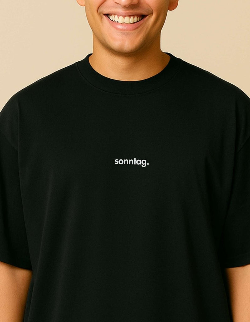 Personalisiertes Premium T-Shirt aus Bio - Baumwolle – Oversized - Studio Sonntag