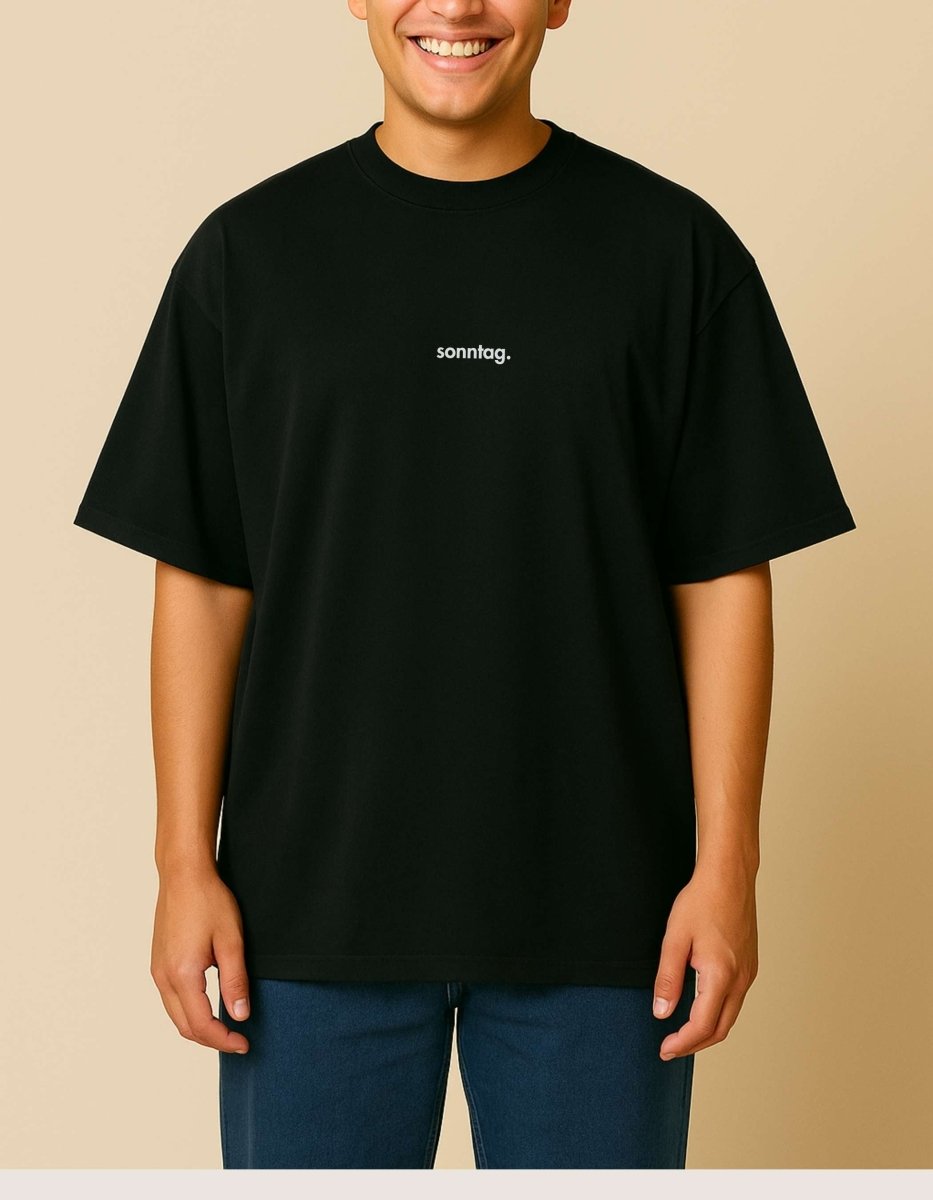 Personalisiertes Premium T-Shirt aus Bio - Baumwolle – Oversized - Studio Sonntag