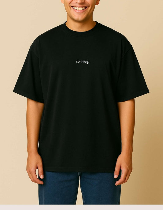 Personalisiertes Premium T-Shirt aus Bio - Baumwolle – Oversized - Studio Sonntag