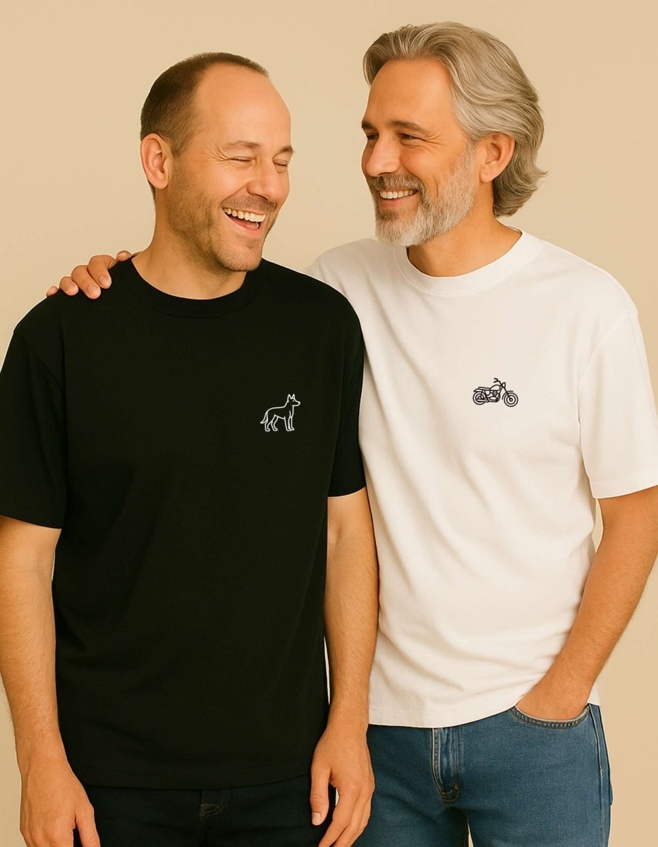 Personalisiertes T-Shirt Herren - Mit Eigenem Foto & Text Bedrucken