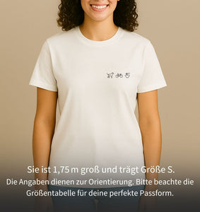 Personalisiertes Premium T-Shirt für Frauen aus Bio - Baumwolle - Studio Sonntag
