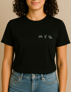 Personalisiertes Premium T-Shirt für Frauen aus Bio - Baumwolle - Studio Sonntag
