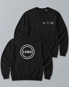 Sweatshirt mit eigenem Rückenlogo - Studio Sonntag